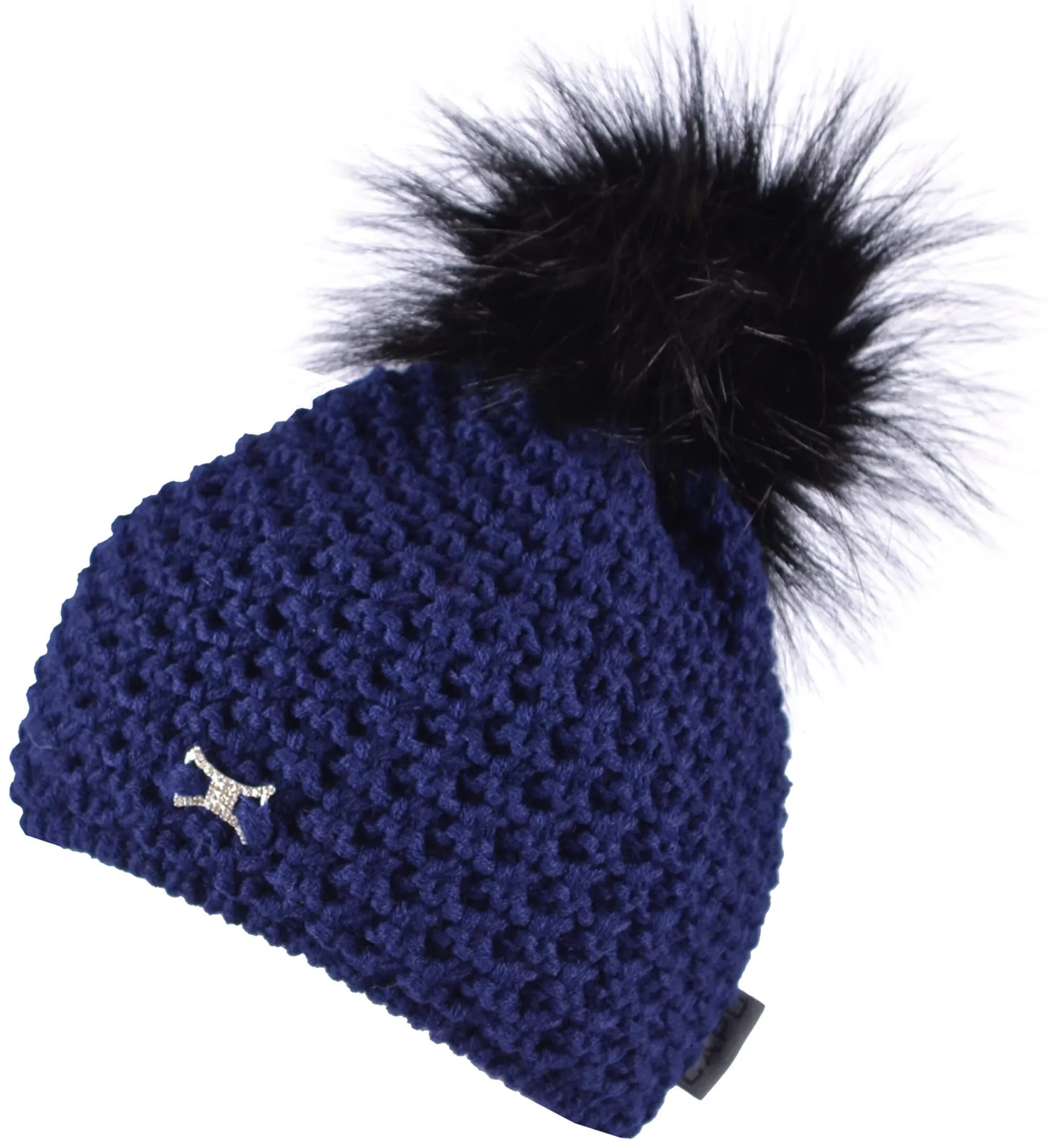 CAPU Cappello invernale con pon-pon Blue 401-D